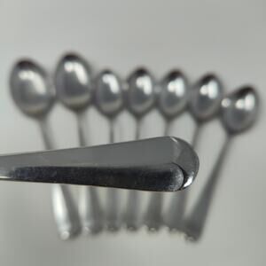 8X Spns Orleans Silver stainless ORL19 Dinner Table And Teaspoons Flatware